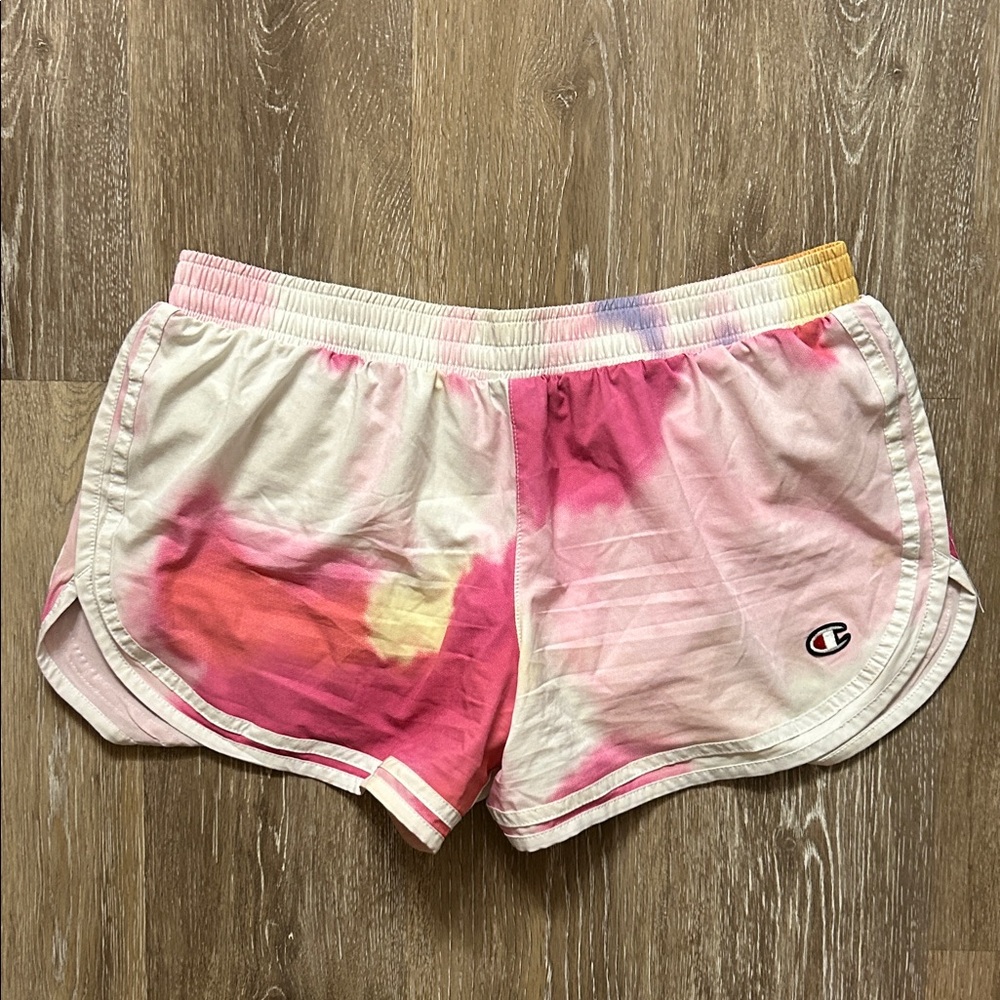 Champion Women's Multicolor Tie-Dye Athletic Shorts